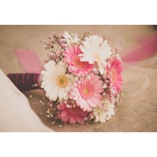  Wedding bouquet "Gypsophila"