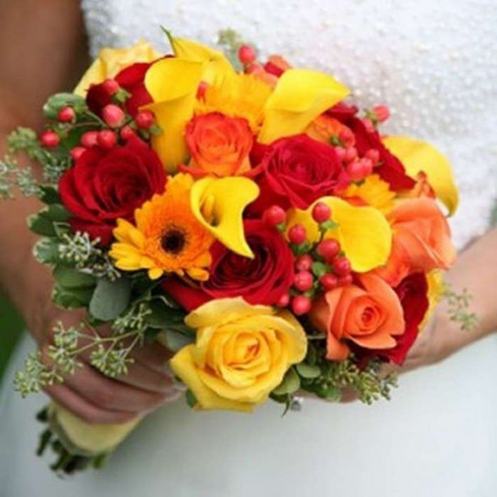  Wedding bouquet "Yellow"